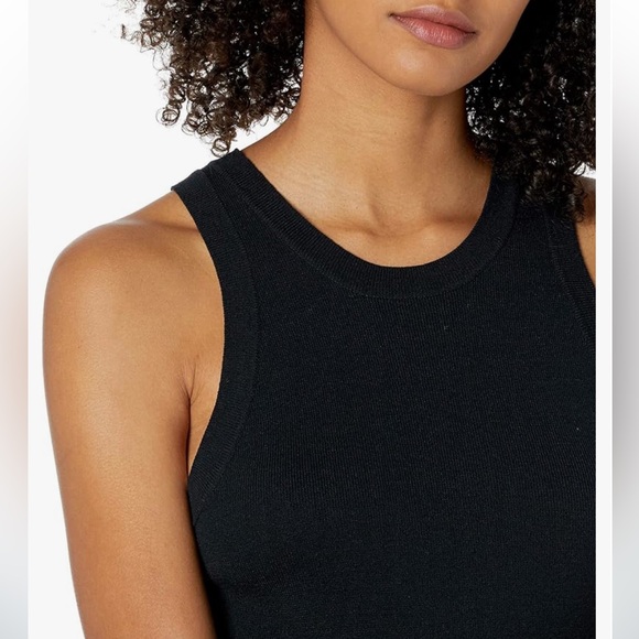 The Drop Women's Gina Fitted Sleeveless High-Neck Cut-In Sweater Tank - Picture 3 of 5